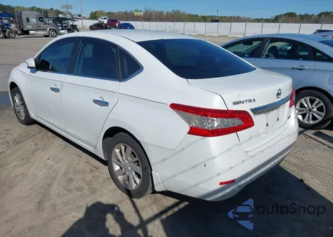 2014 Nissan Sentra Sv z USA, uszkodzony, nr VIN 3N1AB7AP1EY335433